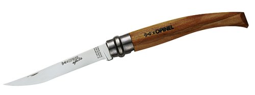 Opinel Slim-Line, Größe 10, rostfrei, Olivenholz von Opinel