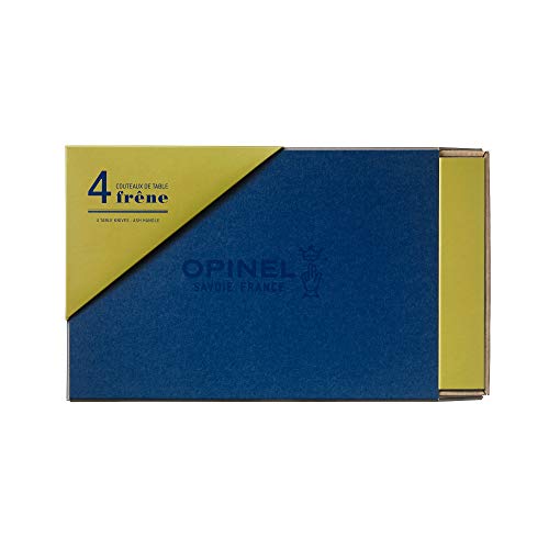 Opinel Tafelmesser Steakmesser, 4er Set, Esche,, 22.5 x 2 x 1 cm, 254346 von Opinel
