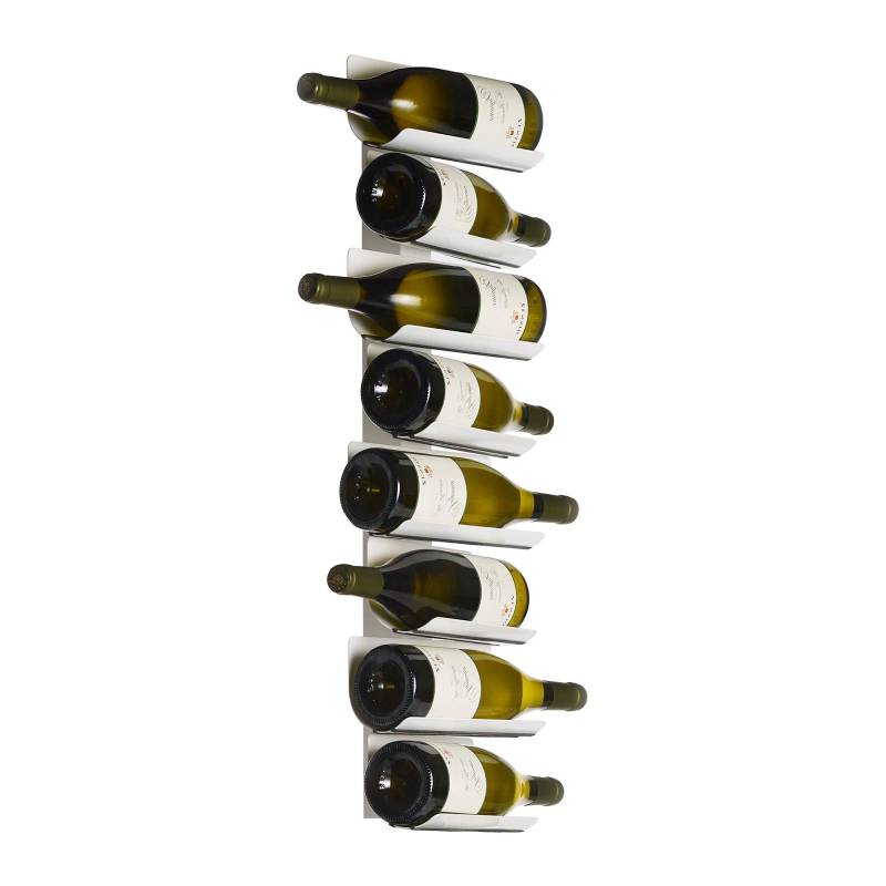 Opinion Ciatti - Ptolomeo Vino® Wand-Flaschenhalter - weiß RAL 9003/glänzend/BxHxT 15x15x75cm von Opinion Ciatti