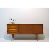 Sideboard Modern Mid Century/Wohnzimmermöbel Medienkonsole Mit Schubladen Und Schiebetüren Aufbewahrungseinheit Aus Vinyl Skandinavisch Sideboard Modern Mid Century/Wohnzimmermöbel Medienkonsole Mit Schubladen Und Schiebetüren Aufbewahrungseinheit Aus Vinyl Skandinavisch von OportoNordico