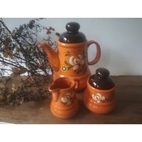 Orange Tee Set Winterling Deutschland von OpossumFactory