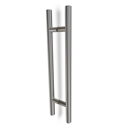 Oppali Gebürstet Rostfreier Stahl 304 Haustür-Beschlag Stoßgriffe Ziehgriff | Stangen-Griff Durchmesser 30mm | Runden T-Bar | 80cm Gesamtlänge | Loch-zu-Loch Abstand 60cm | Paar Oppali Gebürstet Rostfreier Stahl 304 Haustür-Beschlag Stoßgriffe Ziehgriff | Stangen-Griff Durchmesser 30mm | Runden T-Bar | 80cm Gesamtlänge | Loch-zu-Loch Abstand 60cm | Paar von Oppali