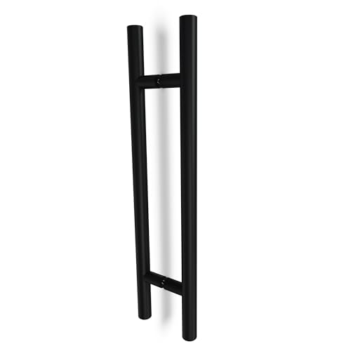Oppali Schwarz Rostfreier Stahl 304 Haustür-Beschlag Stoßgriffe Ziehgriff | Stangen-Griff Durchmesser 30mm | Runden T-Bar | 120cm Gesamtlänge | Loch-zu-Loch Abstand 100cm | Paar Oppali Schwarz Rostfreier Stahl 304 Haustür-Beschlag Stoßgriffe Ziehgriff | Stangen-Griff Durchmesser 30mm | Runden T-Bar | 120cm Gesamtlänge | Loch-zu-Loch Abstand 100cm | Paar von Oppali