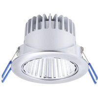 Opple 140061280 LED Spot LED Ein-/Aufbaustrahler EEK: F (A - G) LED ohne 8W Silber von Opple