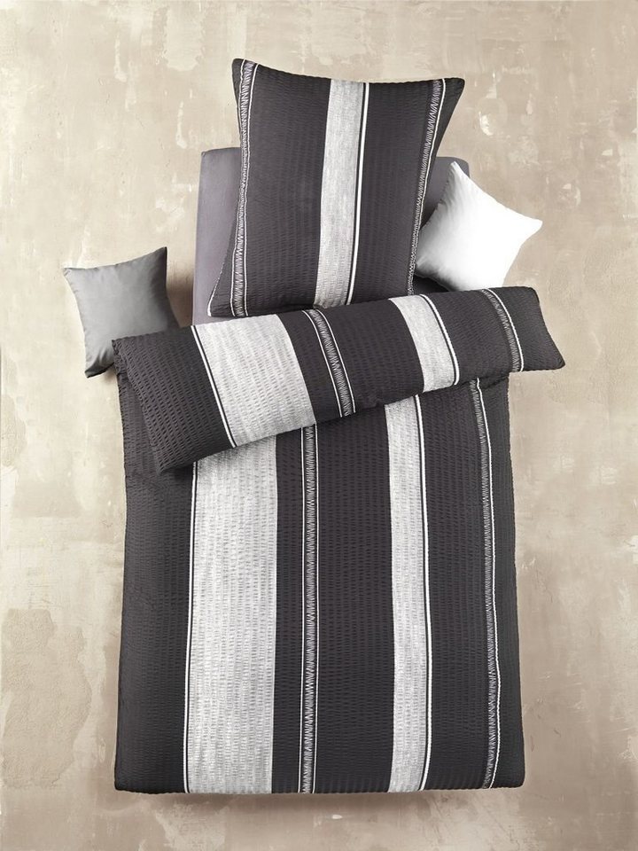 Optidream Bettwäsche Set Mikrofaser 135x200 Polyester Bernhard-Silber schwarz silber, Mikrofaser, 2 teilig, Geschenk Idee Frauen Männer neue Wohnung Hochzeit Frühjahr sale Optidream Bettwäsche Set Mikrofaser 135x200 Polyester Bernhard-Silber schwarz silber, Mikrofaser, 2 teilig, Geschenk Idee Frauen Männer neue Wohnung Hochzeit Frühjahr sale von Optidream