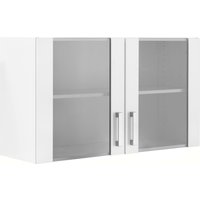OPTIFIT Hängeschrank "Odense" 100 cm breit, mit 2 Türen mit Grauglaseinsatz von Optifit