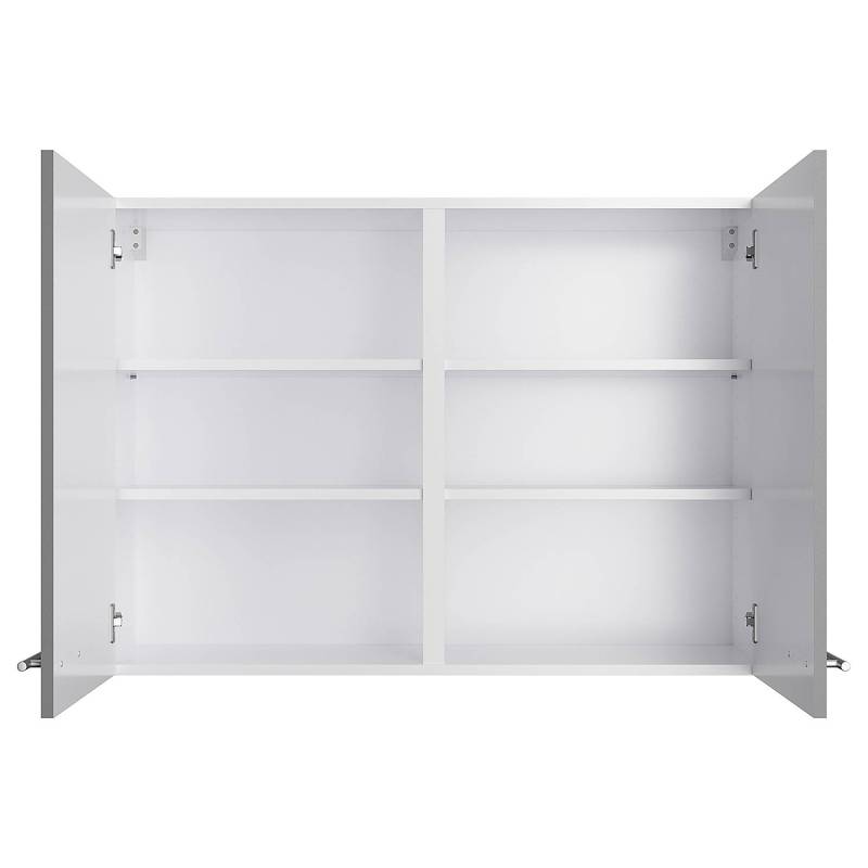 home24 Hängeschrank VI 100cm Grau/Basalt von home24