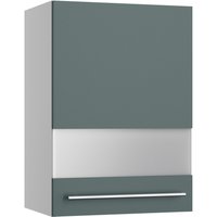 KOCHSTATION Hängeschrank "KS-Bern2", Breite 50 cm, 1 Tür, 2 Einlegeböden, Front mit Milchglas-Einsatz von Kochstation