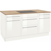 OPTIFIT Kochinsel "Bern", mit E-Geräten, Stellbreite 160 x 95 cm, höhenverstellbare Stellfüße von Optifit