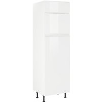 KOCHSTATION Kühlumbauschrank "KS-Avio" Hochglanz-Fronten und höhenverstellbaren Füßen, Breite 60 cm von Kochstation