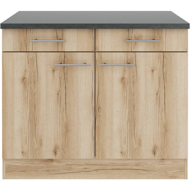 OPTIFIT Livorno290 Unterschrank 100 cm Wildeiche Nachbildung von Optifit