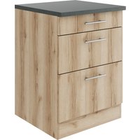 OPTIFIT Unterschrank "Bella" Breite 60 cm, 2 Auszüge, 1 Schubkasten von Optifit