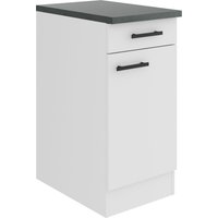 OPTIFIT Unterschrank "Palma", Breite 40 cm, mit 1 Tür und 1 Schubkasten von Optifit