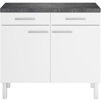 OPTIFIT Unterschrank, Breite 100 cm, 2 Türen, 2 Schubkästen von Optifit