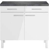 OPTIFIT Unterschrank, Breite 100 cm, 2 Türen, 2 Schubkästen von Optifit
