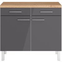 OPTIFIT Unterschrank, Breite 100 cm, 2 Türen, 2 Schubkästen von Optifit
