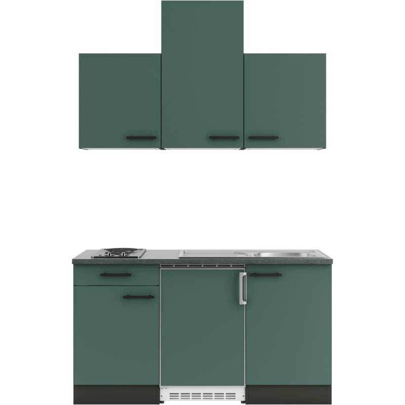 OPTIFIT Verona405 Miniküche 150 cm Steingrün von Optifit