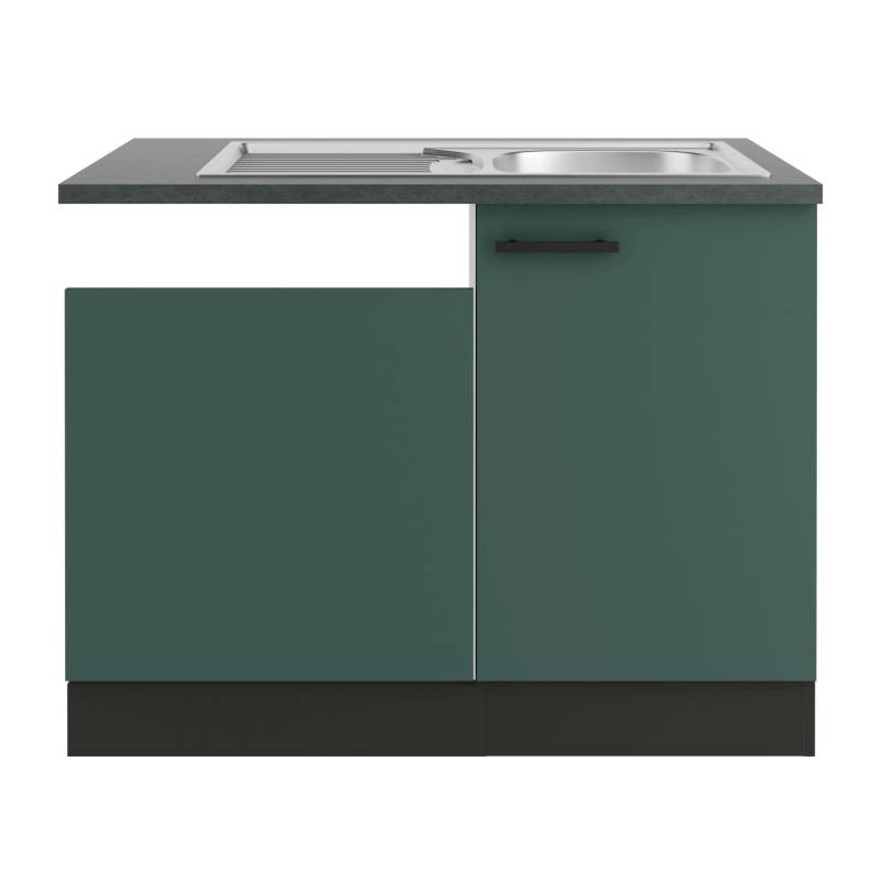OPTIFIT Verona405 Spülenschrank-Set Steingrün von Optifit