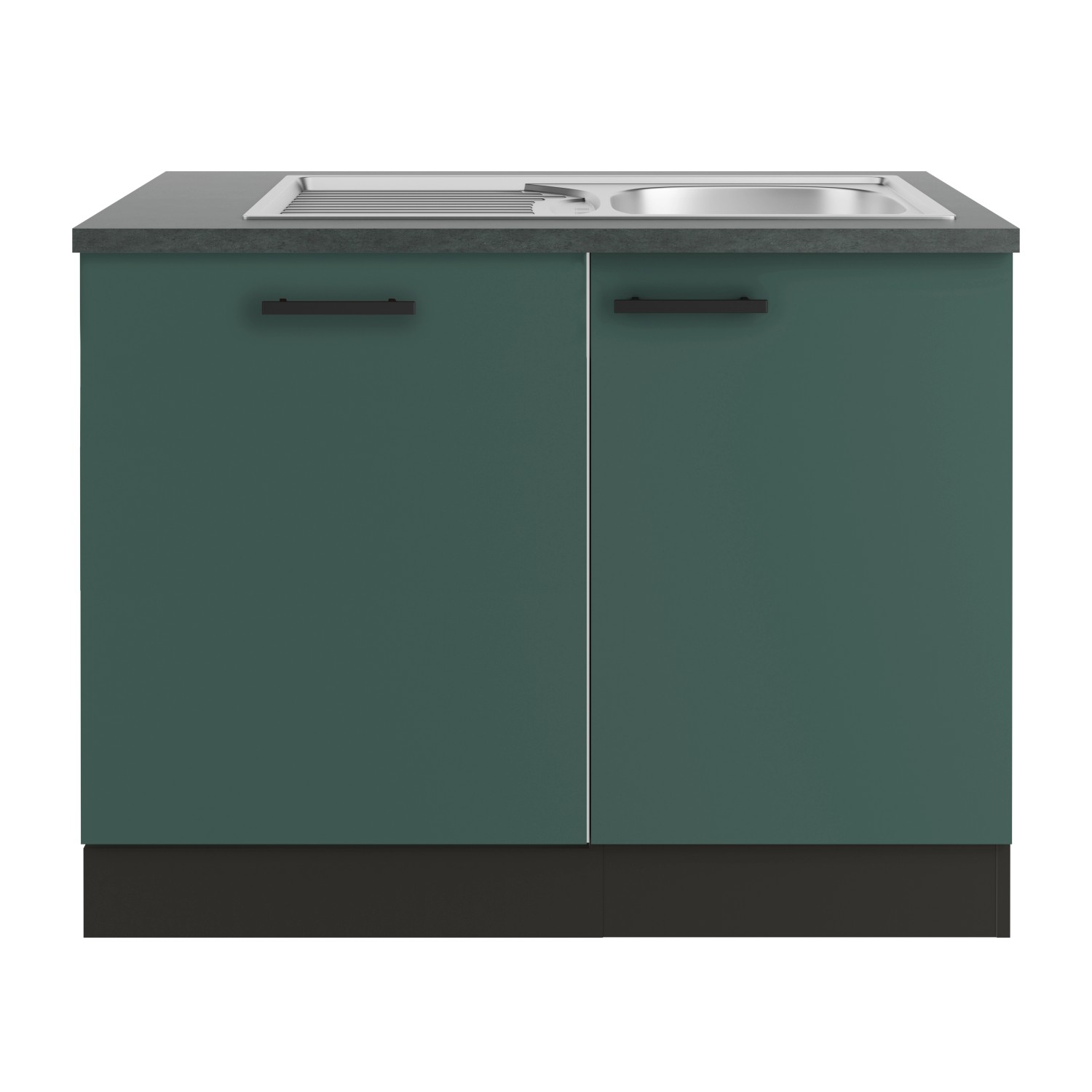 OPTIFIT Verona405 Spülenschrank-Set Steingrün OPTIFIT Verona405 Spülenschrank-Set Steingrün von Optifit