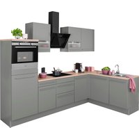 OPTIFIT Winkelküche "Bern mit Hanseatic-E-Geräten" Stellbreite 285x175 cm, mit Induktionskochfeld, Soft-Close OPTIFIT Winkelküche "Bern mit Hanseatic-E-Geräten" Stellbreite 285x175 cm, mit Induktionskochfeld, Soft-Close von Optifit