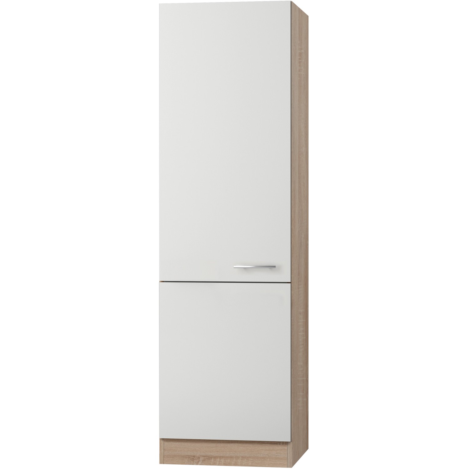 Optifit Hochschrank Dakar286 60 cm x 206,8 cm x 57,1 cm Weiß-Eiche von Optifit