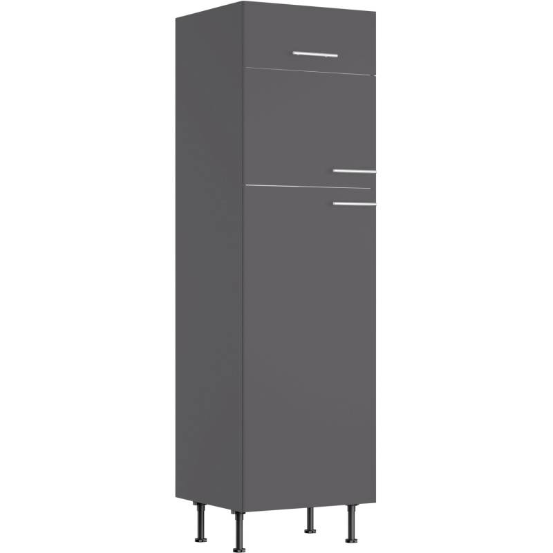 Optifit Hochschrank für Kühl-Gefrier-Kombi Ingvar420 60 cm Anthrazit Matt von Optifit
