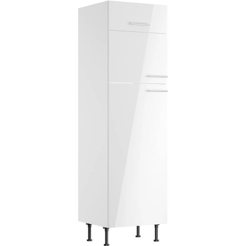 Optifit Hochschrank für Kühl-Gefrier-Kombi Rurik986 60 cm Weiß von Optifit