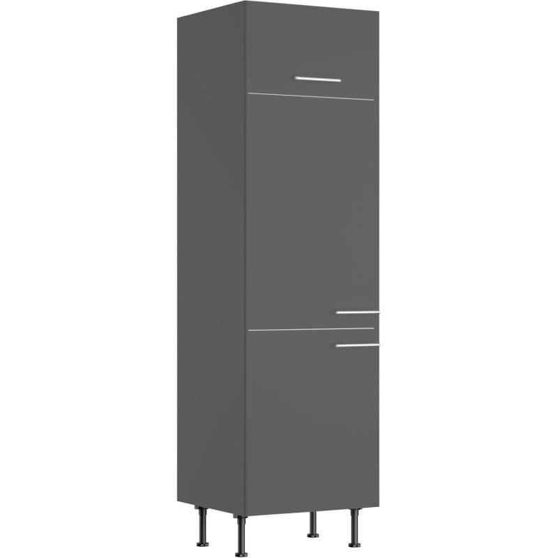 Optifit Hochschrank für Kühlschrank Ingvar420 60 cm Anthrazit Matt von Optifit