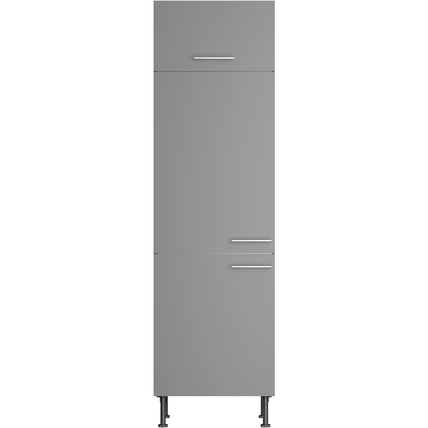 Optifit Hochschrank für Kühlschrank Mats825 60 cm x 211,8 cm x 60 cm Basaltgrau von Optifit