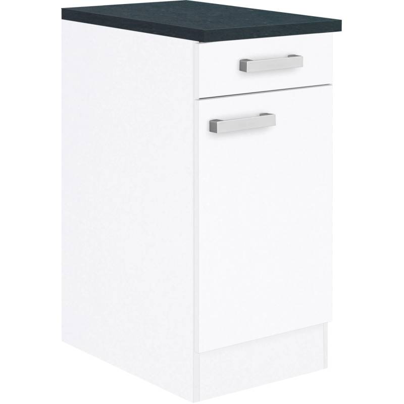 Optifit Unterschrank Salo214 40 cm x 84,8 cm x 60 cm Weiß von Optifit