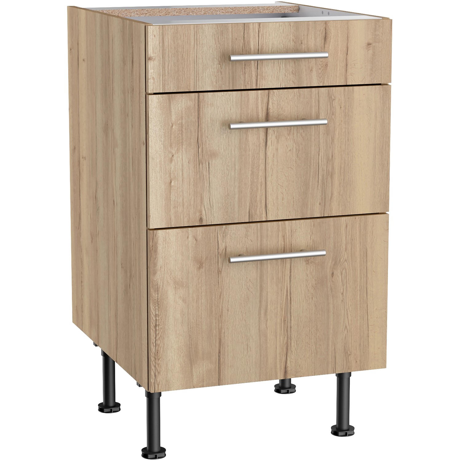 Optifit Unterschrank mit 3 Auszügen Erik290 50 cm x 87 cm x 58,4 cm Wildeiche Optifit Unterschrank mit 3 Auszügen Erik290 50 cm x 87 cm x 58,4 cm Wildeiche von Optifit