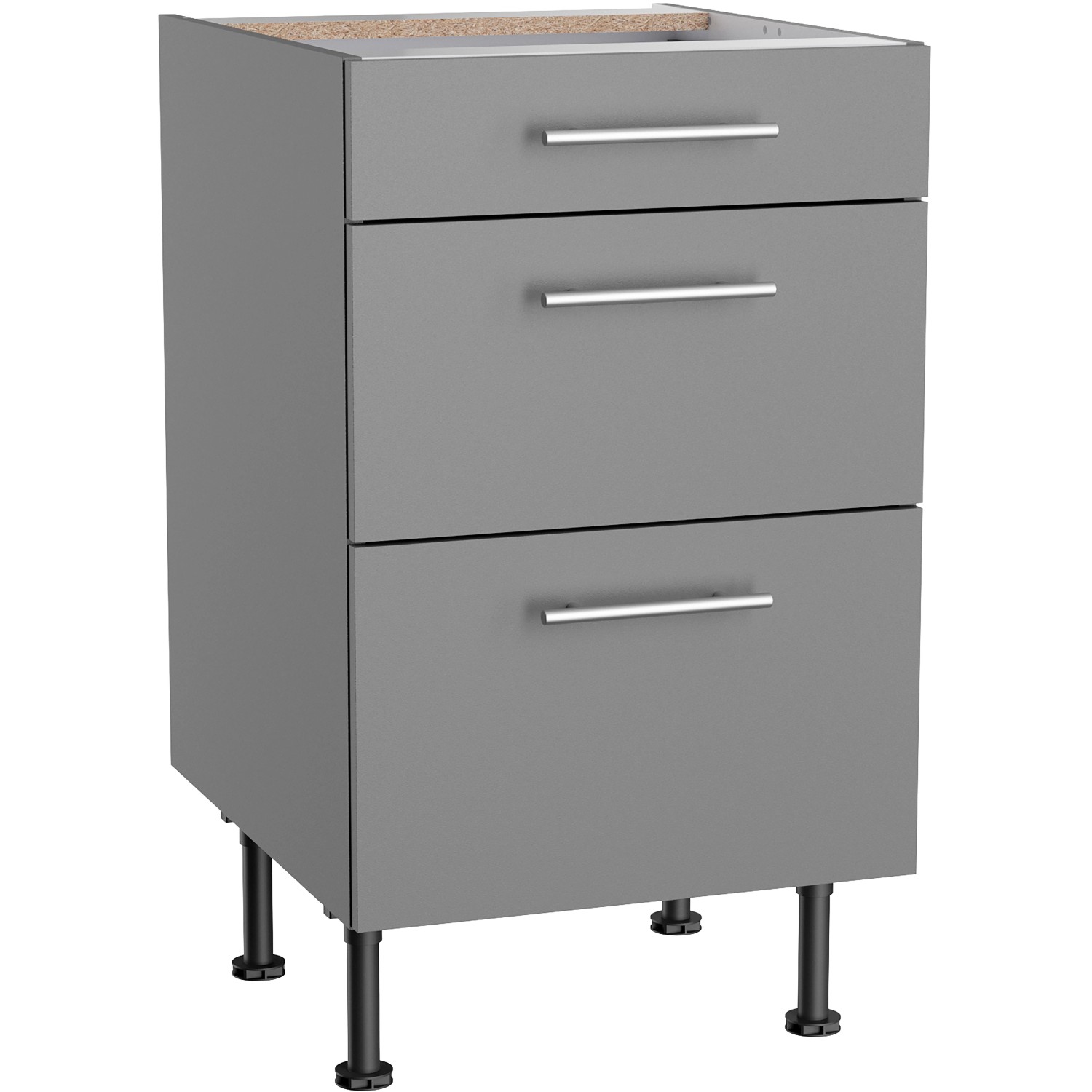 Optifit Unterschrank mit 3 Auszügen Mats825 50 cm x 87 cm x 58,4 cm Basaltgrau Optifit Unterschrank mit 3 Auszügen Mats825 50 cm x 87 cm x 58,4 cm Basaltgrau von Optifit