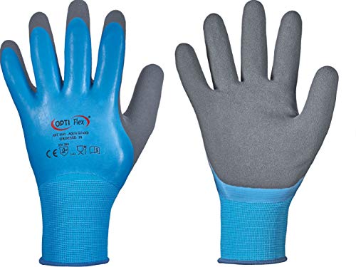 HandschuhMan. Arbeitshandschuhe Aqua Guard, wasserdicht lebensmittelgeeignet. Gr. 7-11 (11/XXL) von Optiflex