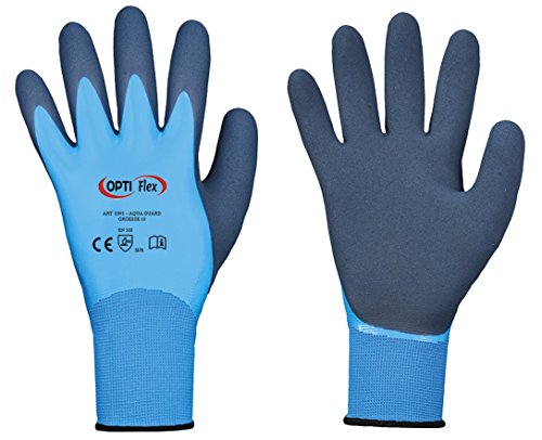 Handschuhe wasserdicht Optiflex topgrip Lebensmittel geeignet - Premium qualität Gr. 8 von Optiflex