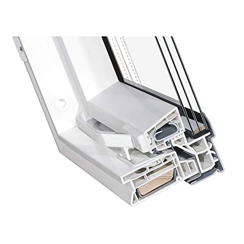 Kunststoff Dachfenster 94x118 cm OptiLight Energie von FAKRO Konzern | mit 3-fach Verglasung, Lüftungsblende und Eindeckrahmen | Schwingfenster von FAKRO Gruppe von Optilight