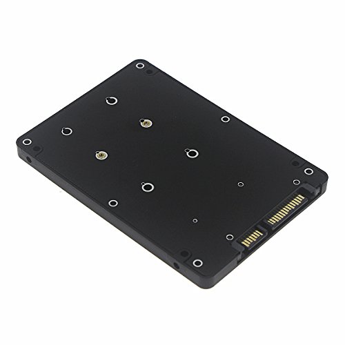 Optimal Shop Mini PCI-E mSATA SSD auf 2,5 Zoll SATA Adapter Karte mit Gehäuse schwarz Optimal Shop Mini PCI-E mSATA SSD auf 2,5 Zoll SATA Adapter Karte mit Gehäuse schwarz von Optimal Shop