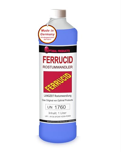Optimal Products die bessere Lösung Rostumwandler Ferrucid + Zerstäuber 1 Liter von Optimal Products die bessere Lösung