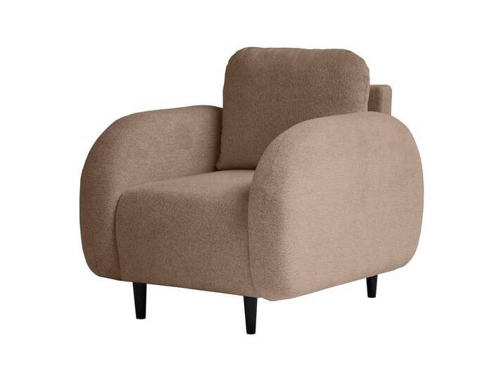 Beautysofa Sessel OPTIMO, Kunststoffbeine in schwarzer Farbe, modernes Design von Optimo