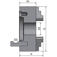 Optimum - 3-Backen Kettenblatt, 250mm, DI-6 Camlock 1-6 optimale 3442765 von Optimum