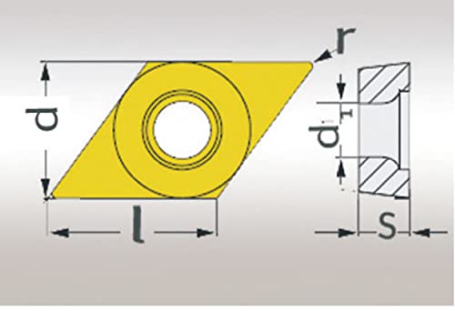 Optimum 5 Platten Schnitt DCMT070204 Optimum 5 Platten Schnitt DCMT070204 von Optimum