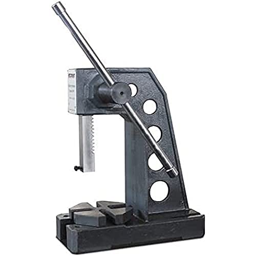Optimum Präzisions-Drehdornpresse DDP 20 (robuste Bauart, für mechanische Werkstätten + Reparaturbetriebe, Kraftauswirkung bei Hebekraft 40 kg - 8364 N, Hebellänge 450 mm) von Optimum