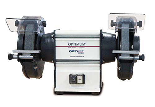 Optimum Doppelschleifer OPTIgrind GU20 230 V (Funkenschutz, bruchsicherem Material) 3101515 von OPTIMUM