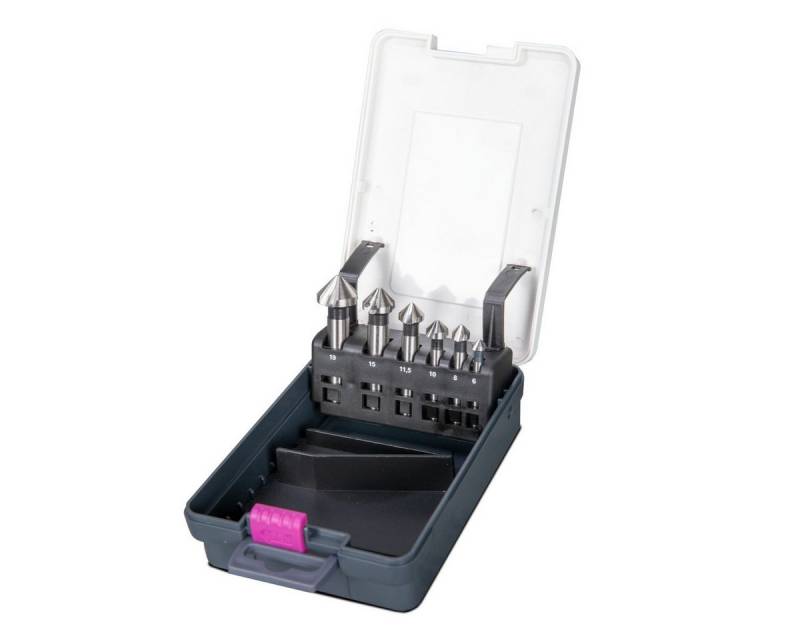 Optimum Kegelsenker Optimum 3201050 Kegelsenker-Satz 6-teilig: 6/8/10/11,5/15/19 mm von Optimum