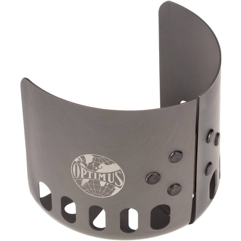 OPTIMUS Gaskocher Windschutz Clip-On Camping Kocher Outdoor Wind Schild Faltbar von Optimus
