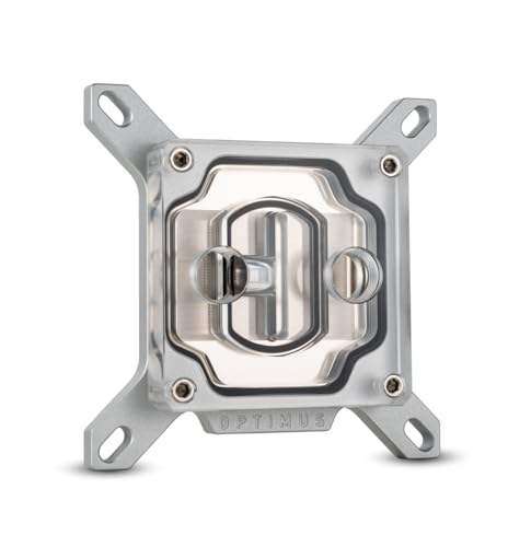 Optimus Foundation CPU-Block- Intel LGA 1700, Silber/Nickel von Optimus