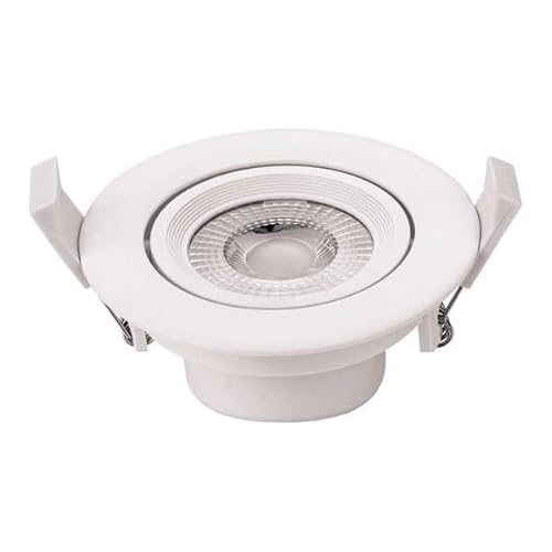 Deckenleuchte rund weiß LED 7W COB – Beleuchtung 45W – Warmweiß 2700K Deckenleuchte rund weiß LED 7W COB – Beleuchtung 45W – Warmweiß 2700K von Optonica