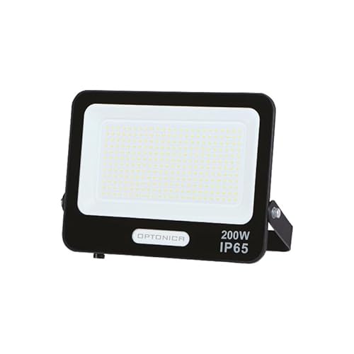 Optonica LED-Scheinwerfer SMD 200 W – 18000 lm – Gehäuse schwarz IP65 Winkel 120 ° Tagesweiß 6000 K – 329 x 275 x 37,5 mm Optonica LED-Scheinwerfer SMD 200 W – 18000 lm – Gehäuse schwarz IP65 Winkel 120 ° Tagesweiß 6000 K – 329 x 275 x 37,5 mm von Optonica