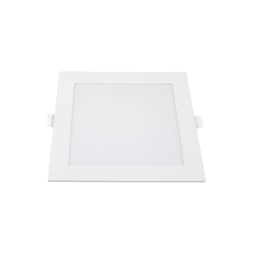 Optonica Mini-Panel, quadratisch, dünn, LED-Hintergrundbeleuchtung – 18 W – 225 x 225 mm – Naturweiß 4500 K von Optonica