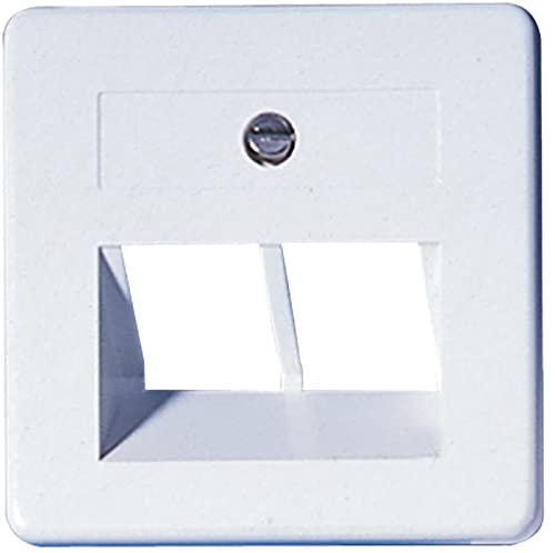 OPUS Abdeckung für ISDN/DATEN-Anschlussdosen 2-fach Alpinweiß OPUS 1 von Opus