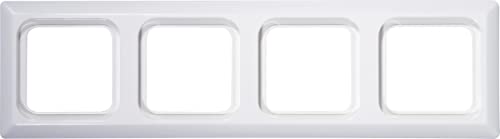 OPUS-KANTO Rahmen, 4fach, alpinweiß von Opus